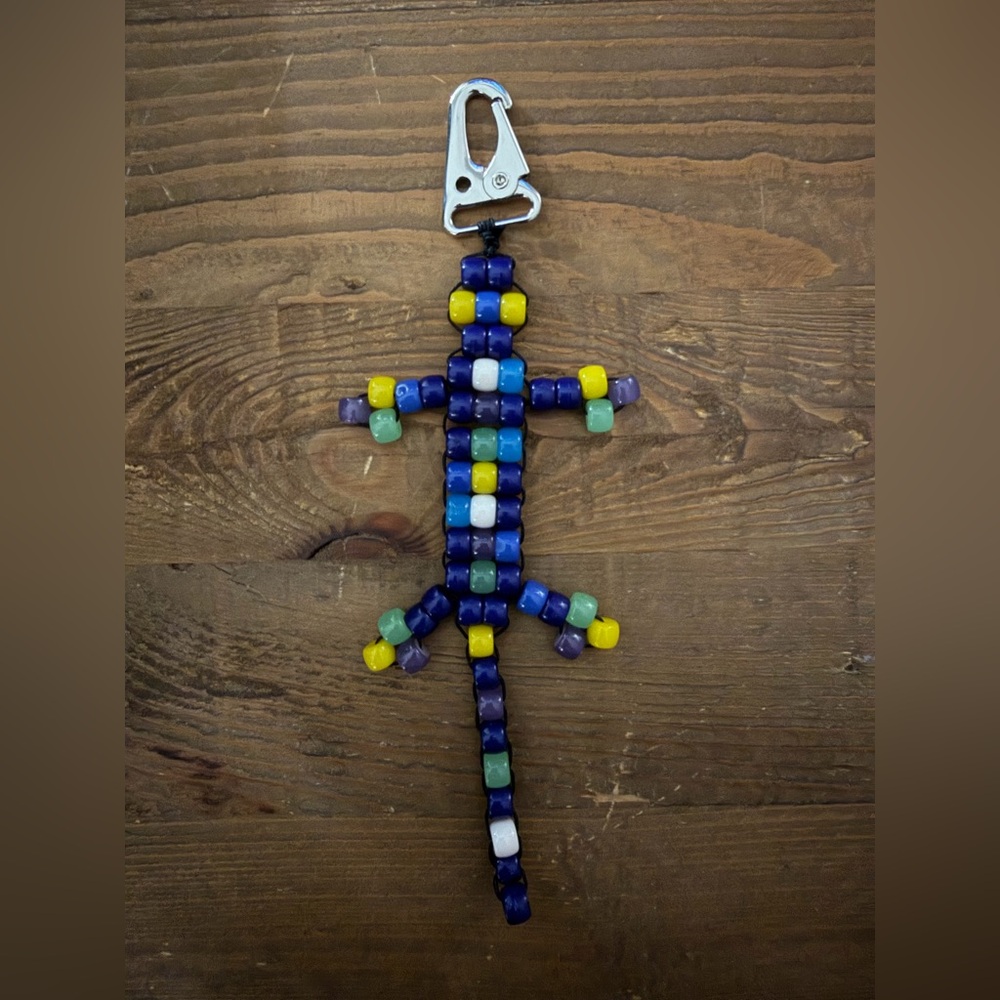 Free People Beaded Lizard Bag Charm - Picture 3 of 3